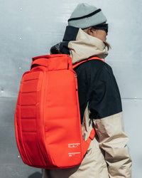 Hugger 30L_Falu Red_on person.jpg